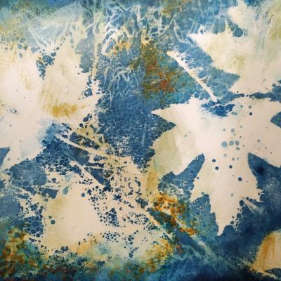4 - Bleu minéral 15x20 cm