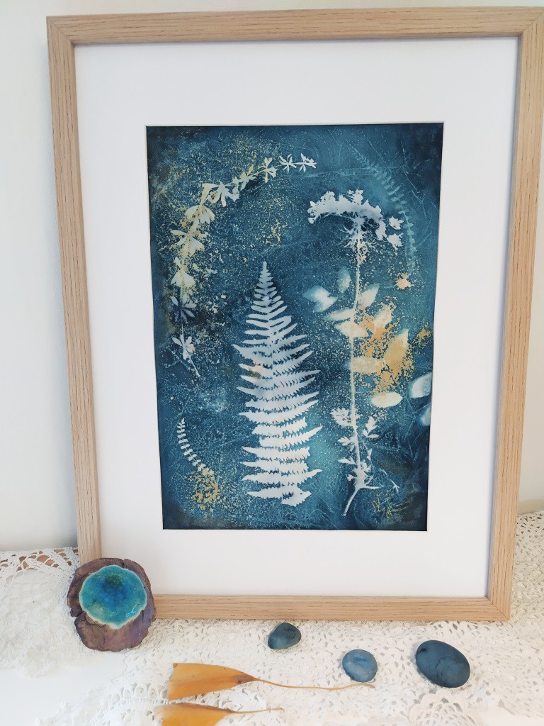 Fleurs indigo