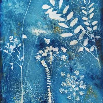 Fleurs indigo 5